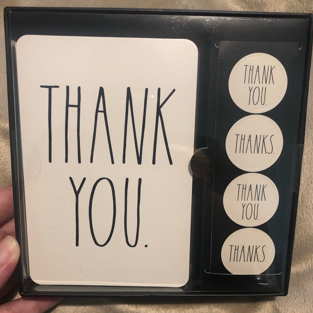 RAE DUNN Note Card Set